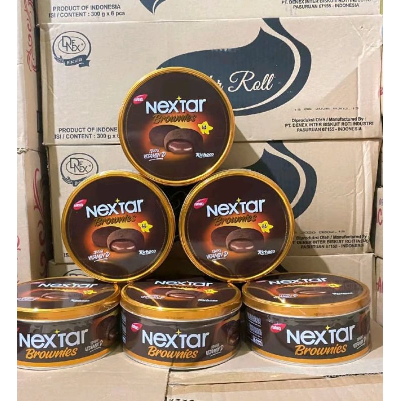 

NEXSTAR BROWNIES COOKIES 1 DUS (ISI 12 PCS) COOKIES LEBARAN JAJAN PARCEL LEBARAN