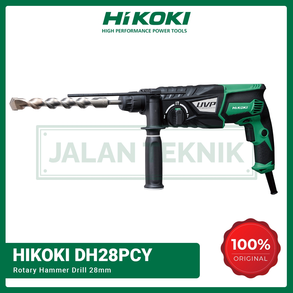 Mesin Bor Beton Hikoki DH28PCY Hammer Drill 28mm Hikoki DH 28 PCY