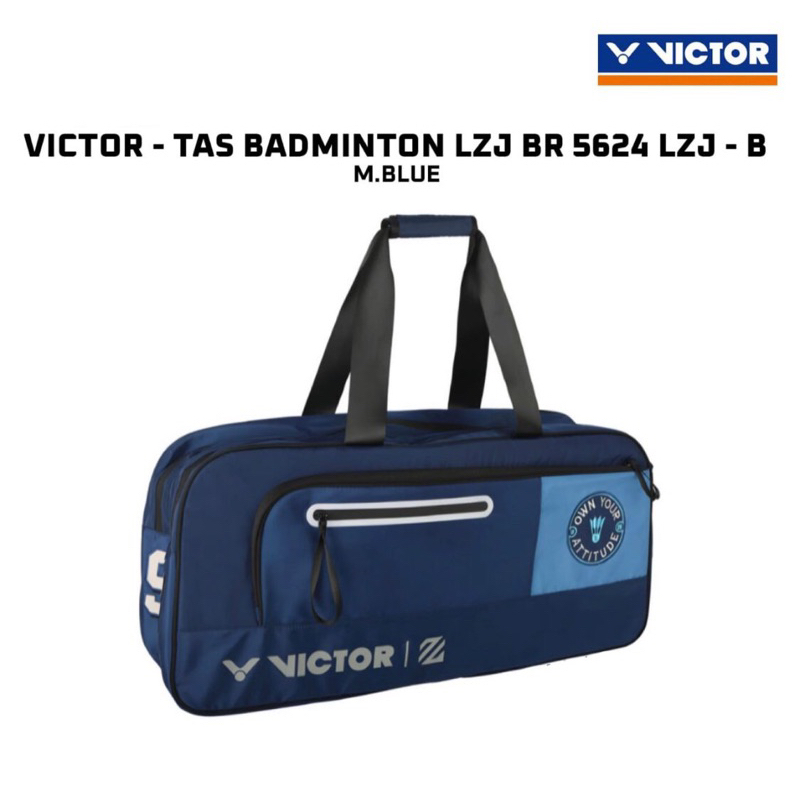New Tas Badminton Victor LZJ Rectangular BR 5624 / BR5624 LZJ B Original