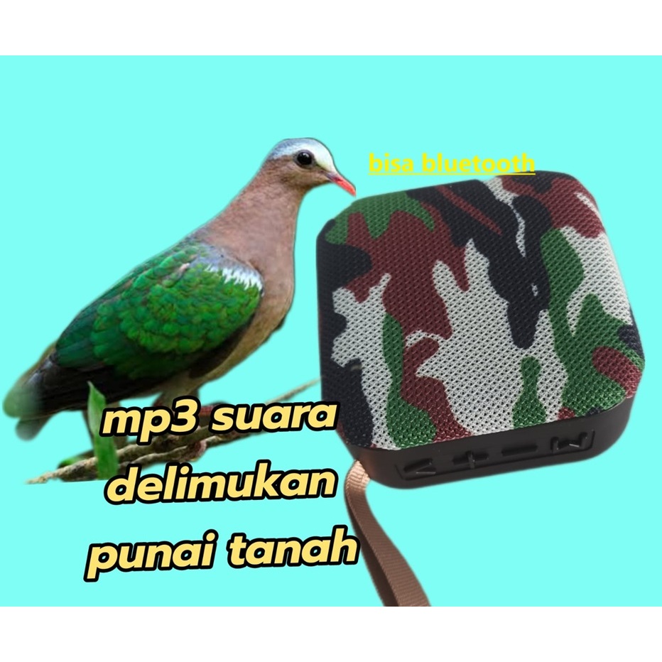 speaker portable bluetooth mp3 suara burung tekukur sepah punai gading walik daun punai tanah limuka