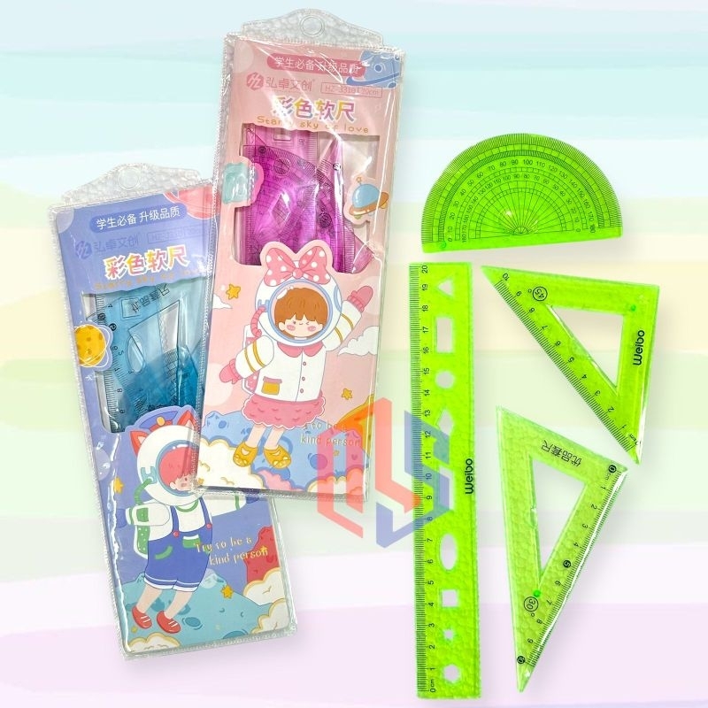 

Penggaris Fleksibel Lentur/Mistar Fleksibel (SET)