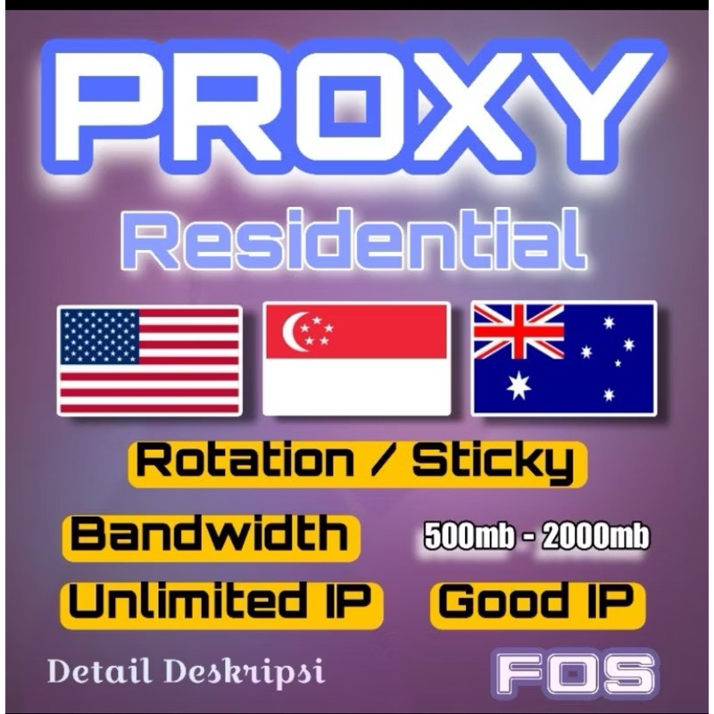 Termurah Proxy Residensial Good& Real Rotating Cocok Untuk Push