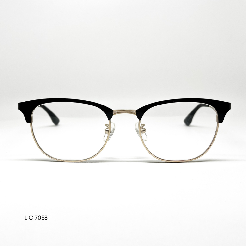 SuperEye Optic - Paket Bundling Frame + Lensa Kacamata LEE COOPER 7038 FFMB kacamata pria stainless 