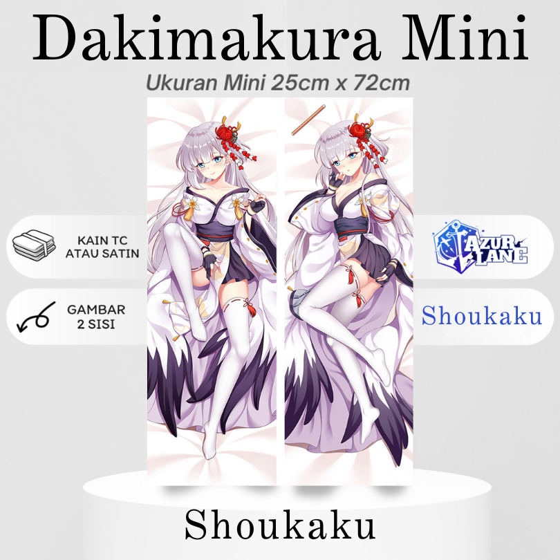 DAKIMAKURA MINI SHOUKAKU AZUR LANE Bantal Anime Waifu Mini SHOUKAKU Azur Lane