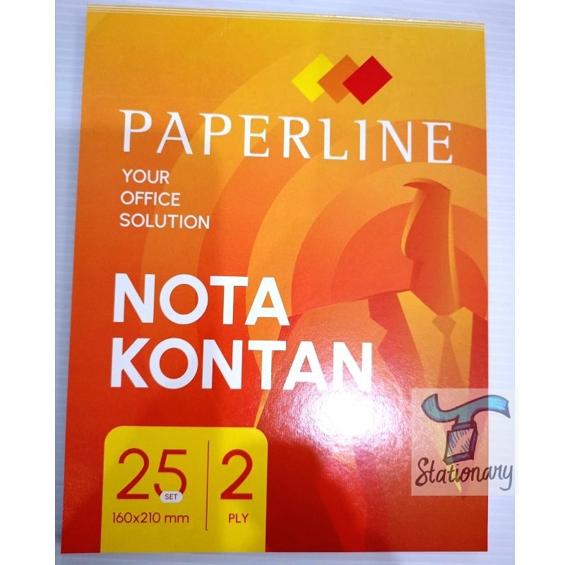 

Buku Nota Kontan Paperline 1/2 Folio, 2 Rangkap.