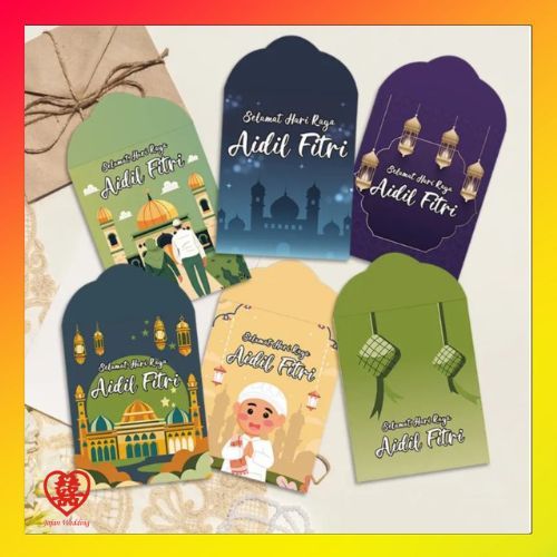 

JW Amplop Lebaran Idul Fitri 2025 Isi 6 Pcs / Angpao THR 2025 ID01