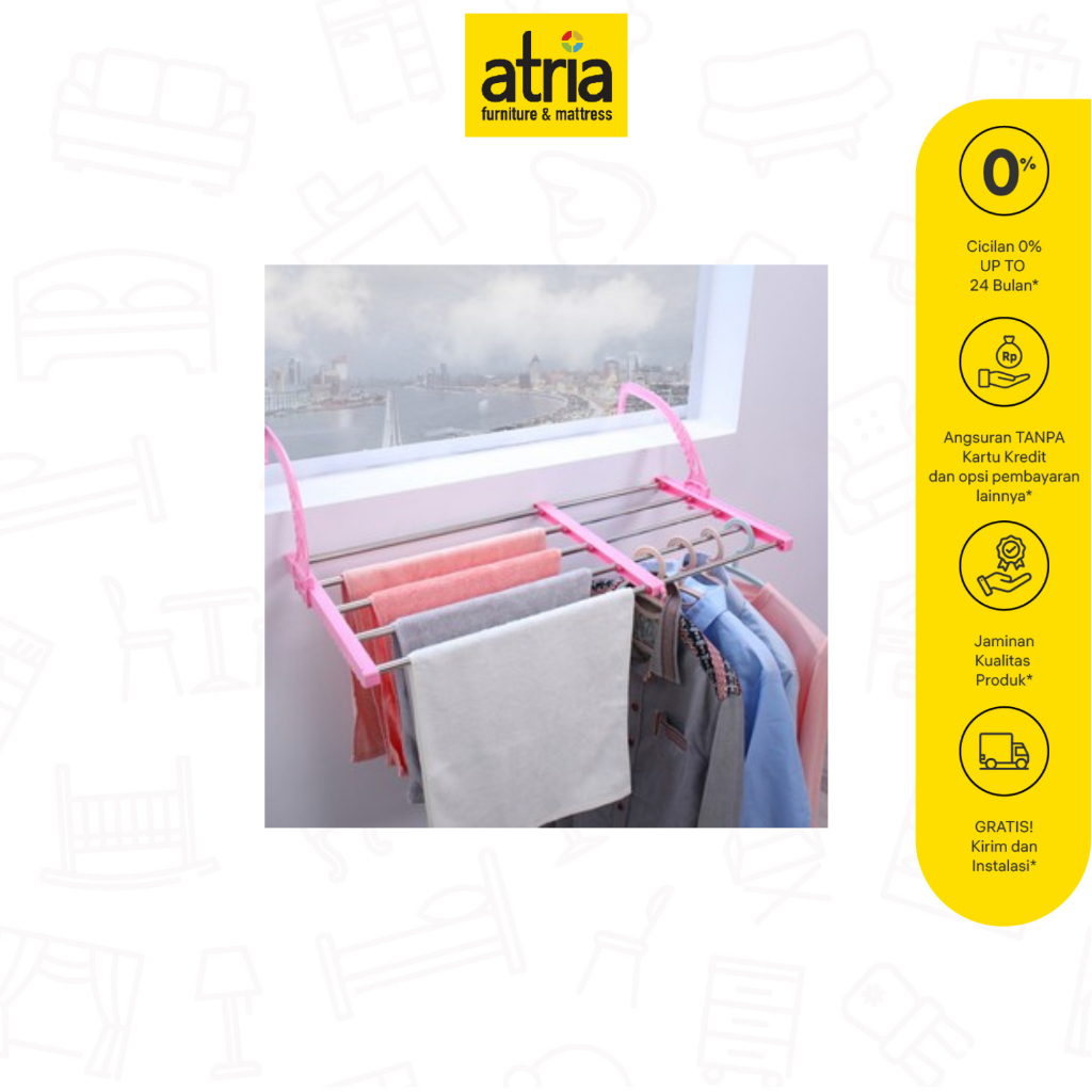 Atria Rak Balkon Serbaguna