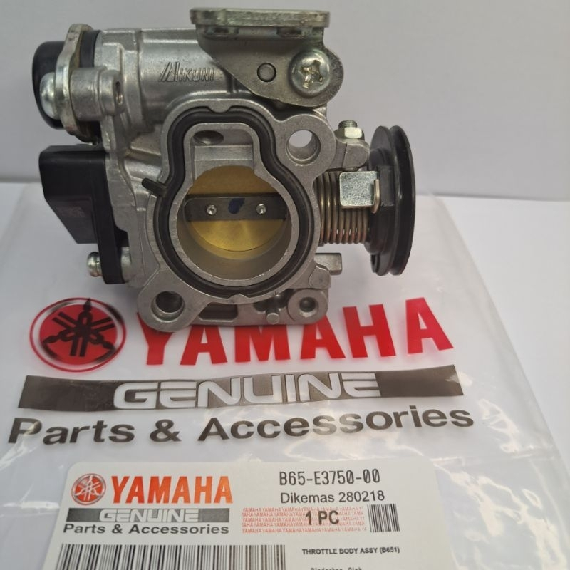 Throttle body AEROX 155 ASLI TB AEROX 155 YAMAHA B65 E3750 00 THROTTLE BODY ASSY (B651)
