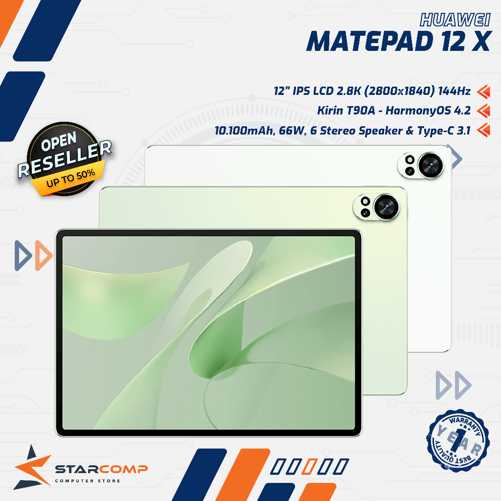 HUAWEI MatePad 12 X Tablet | PC-level WPS Office | PaperMatte Display | GoPaint | 66 W SuperCharge