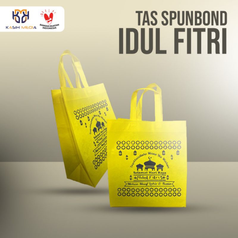 

Tas Spunbond Idul Fitri Custom Ukuran Besar, Bahan Tebal Dan Kuat, Ramah Lingkungan
