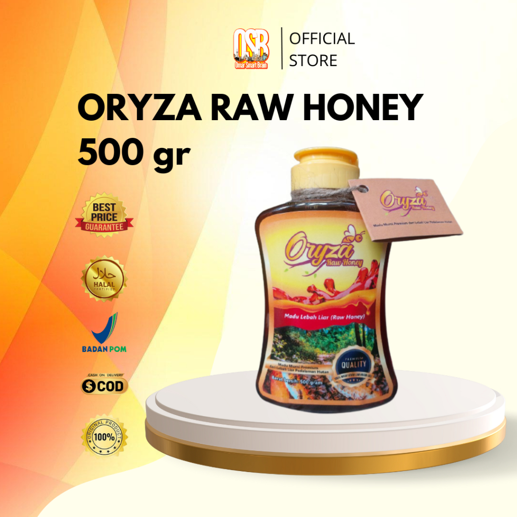 

Oryza Raw Honey 500gr Madu Oryza Booster Penambah Nafsu Makan Murni Pengganti Gula Diet Manis Alami