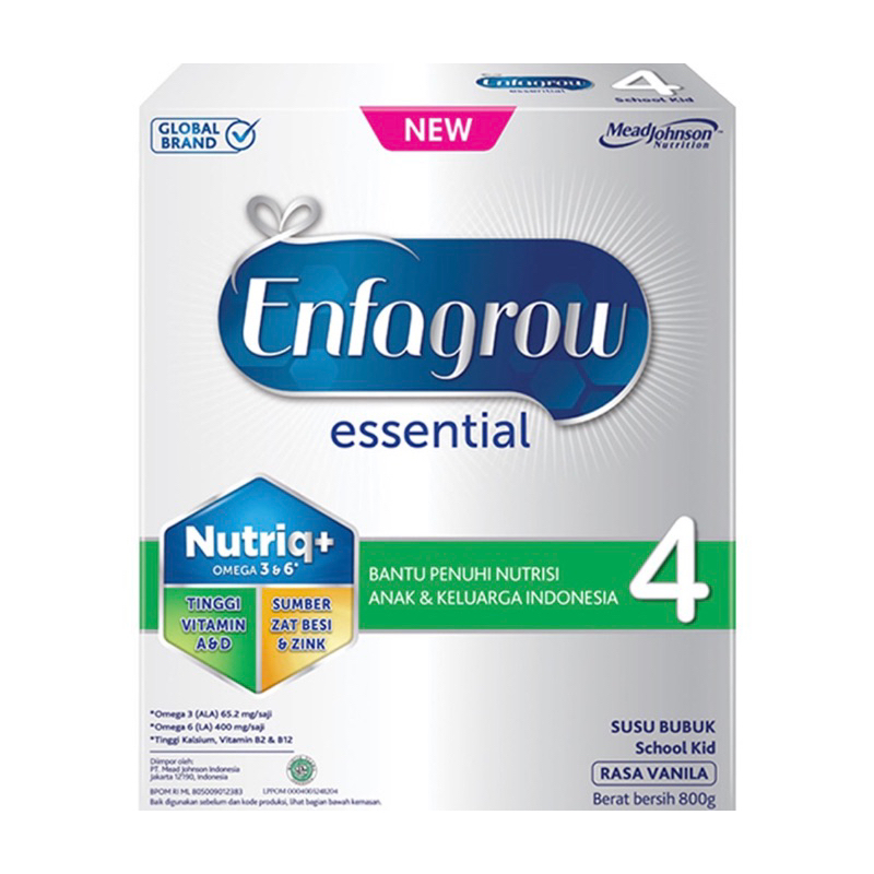 

ENFAGROW - ENFAGROW ESSENTIAL 4 SUSU BUBUK PERTUMBUHAN ANAK 3-12 Tahun