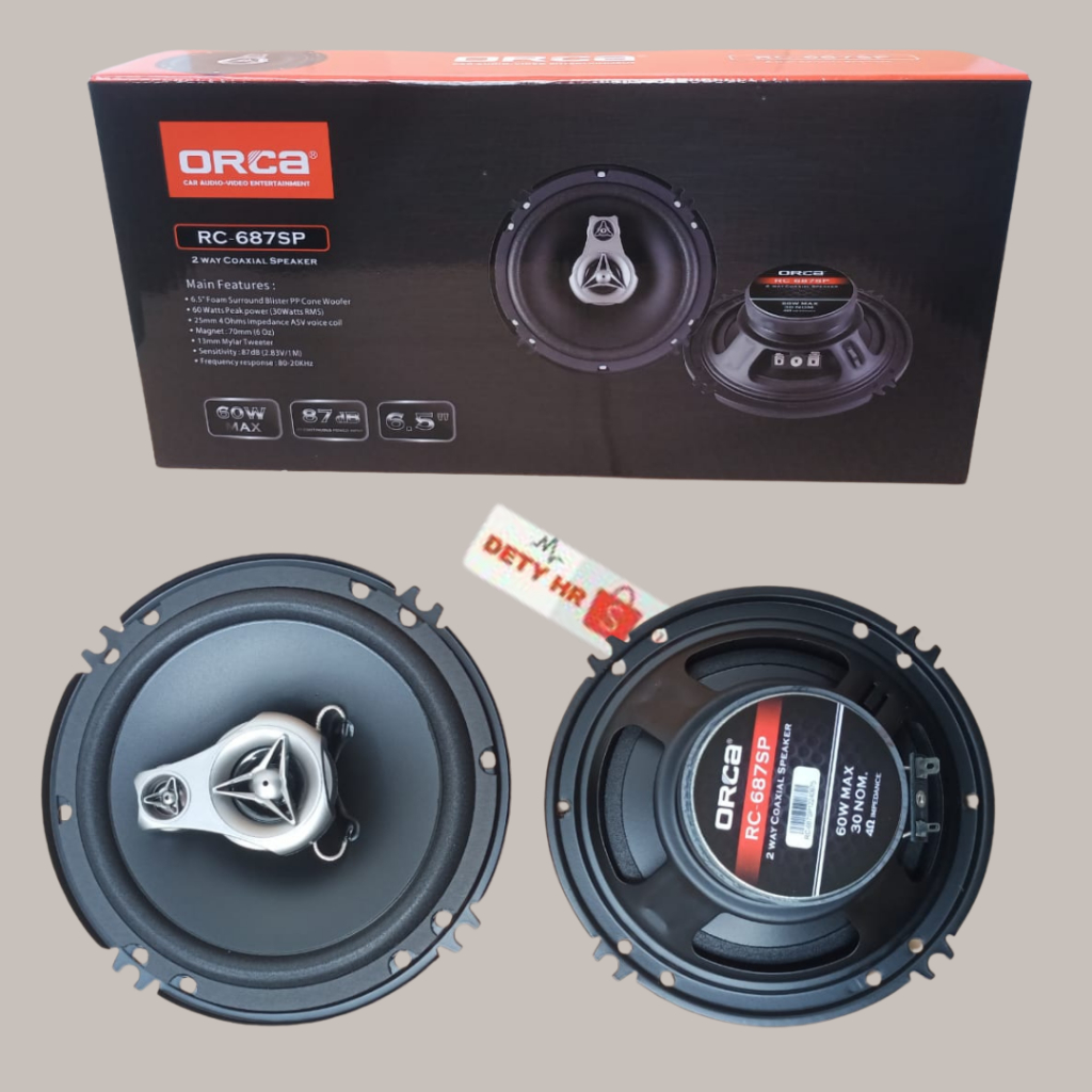 speaker ORCA RC-687SP Speaker Pintu Mobil 2 Way ORCA