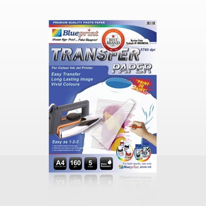 

Blueprint BP-TPA4160 Transfer Paper White A4 BP-TWA4160 RB9
