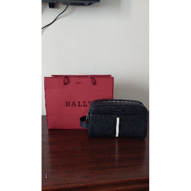 Hand Bag Bally demgan Stirpe Putih 100% Original