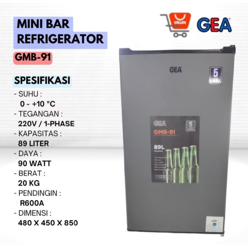 GEA GMB-91 KULKAS MINIBAR