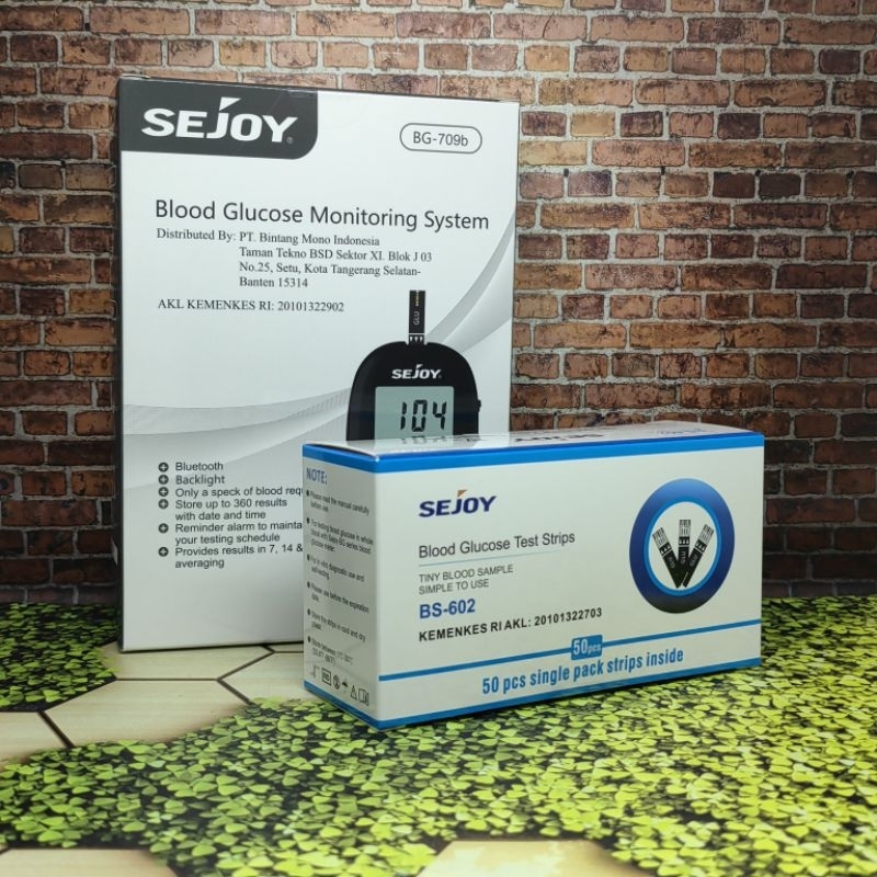 ALAT CEK GULA DARAH SEJOY MURAH | ALAT TEST GULA DARAH BLUETOOTH