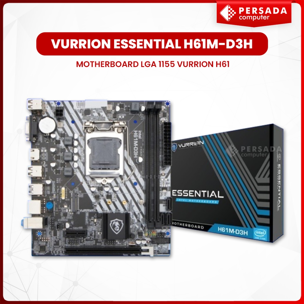 MOTHERBOARD VURRION ESSENTIAL H61M-D3H LGA 1155 VURRION H61