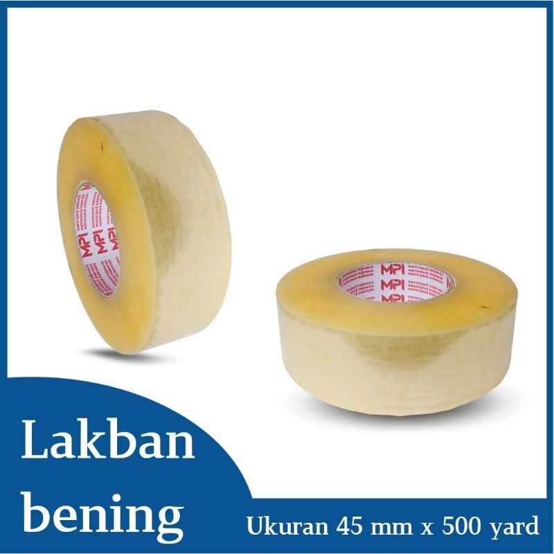 

Lakban bening lakban coklat 45mm x 500 yard