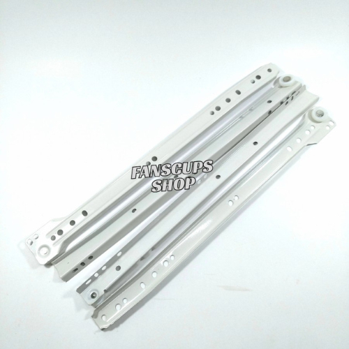 Rel Rail Track Roda Laci Lemari Rak Meja Rias Kabinet Rumah 30cm Portabel