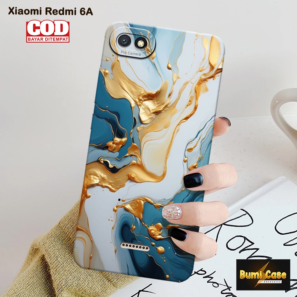 Bumi Case Xiaomi Redmi 6A - Fashion Case Abstrak - Softcase Pro Camera Xiaomi Redmi 6A - Casing Hp X