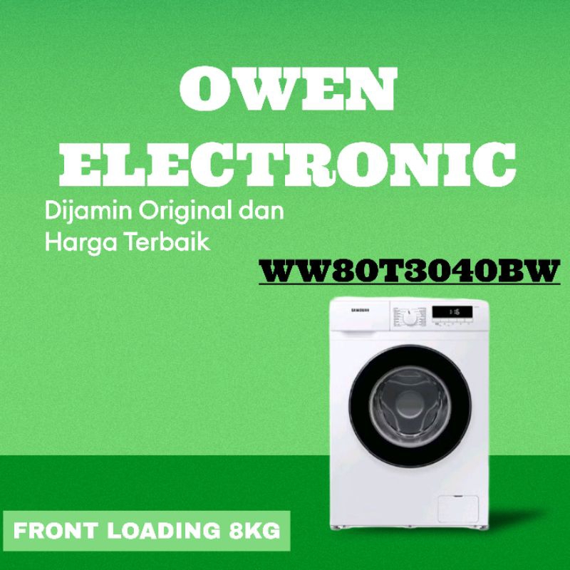 Samsung Mesin Cuci Front Loading 8 KgQuick Wash 18