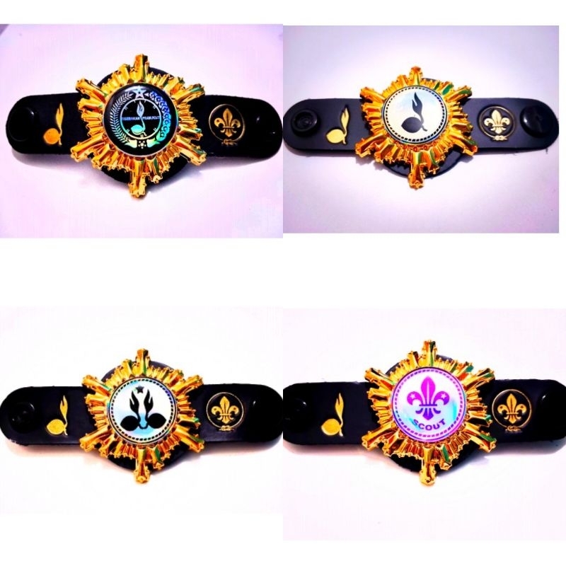 

Ring Kacu pramuka matahari warna gold Hologram terbaru