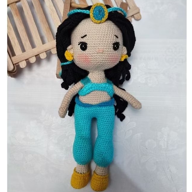 Boneka Rajut Princess Jasmine Amigurumi