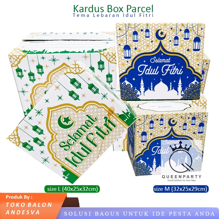 

Box Hampers Idul Fitri / Kotak Dus Box Parcel Hampers Lebaran / Box Packaging Parcel Idul Fitri