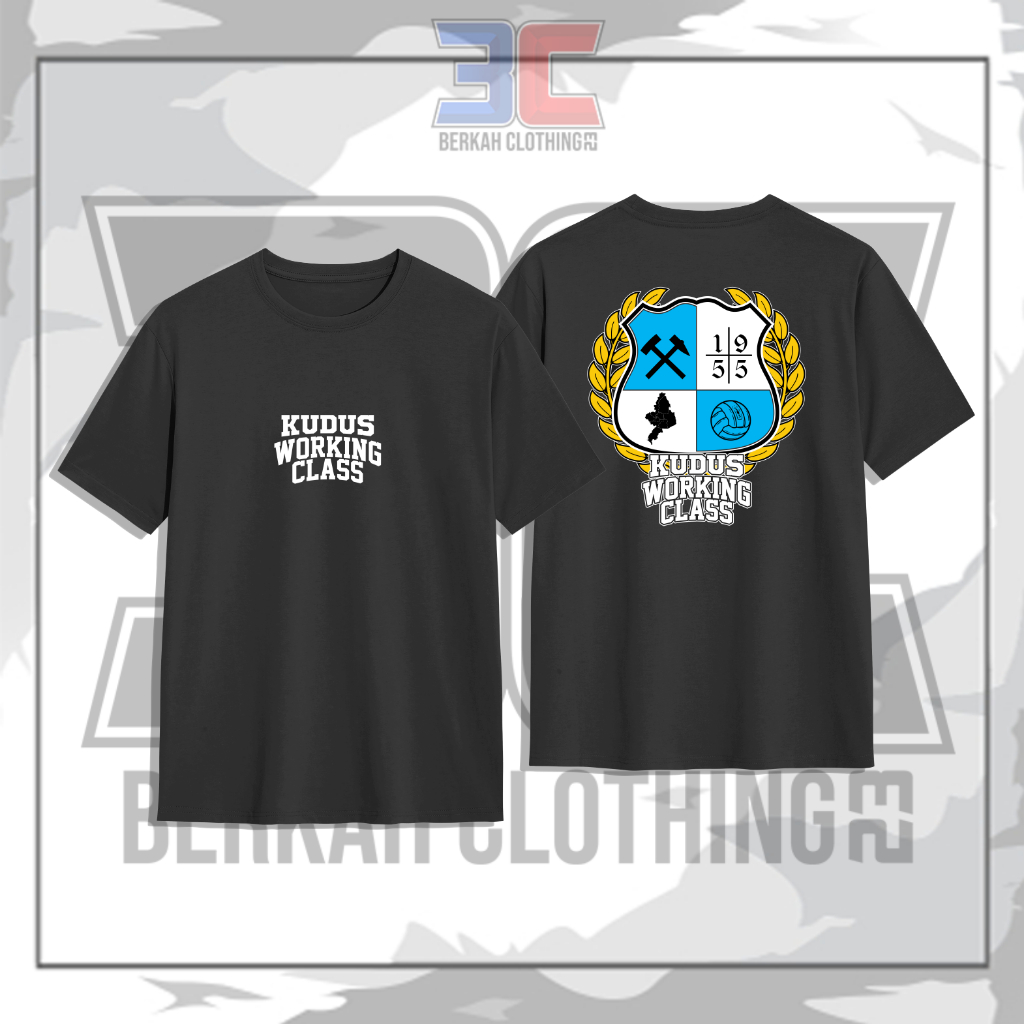 Kaos T-Shirt Kudus Working Class 1955 // Kaos Suporter Persiku Kudus Working class