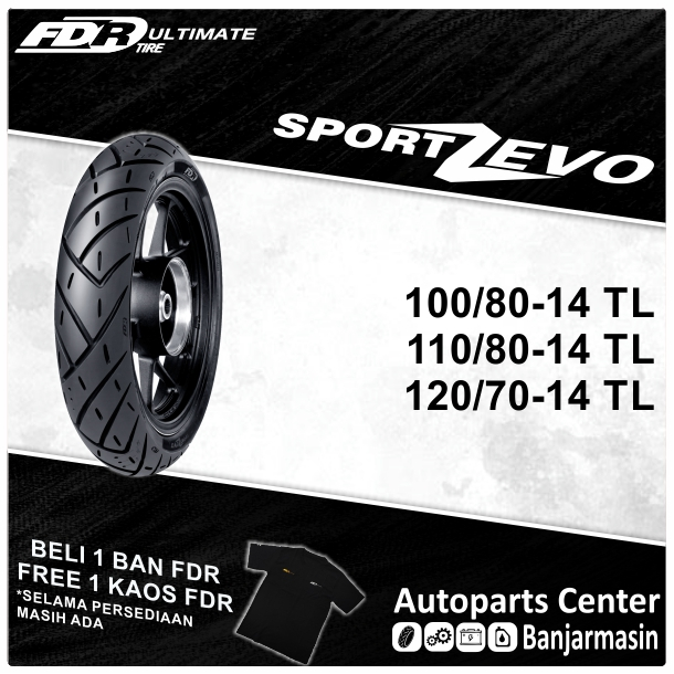 Ban FDR SPORT ZEVO Ring 14 ULTIMATE Tubeless