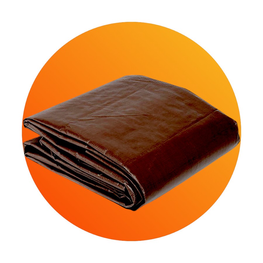 terpal plastik A3 uk 6x8 coklat / terpal plastik A3 uk 6*8 / terpal plastik coklat 6x8