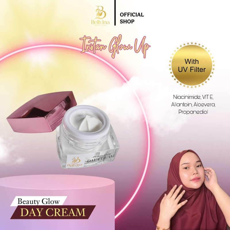 BELLVINA BEAUTY GLOW DAY CREAM WITH UV FILTER