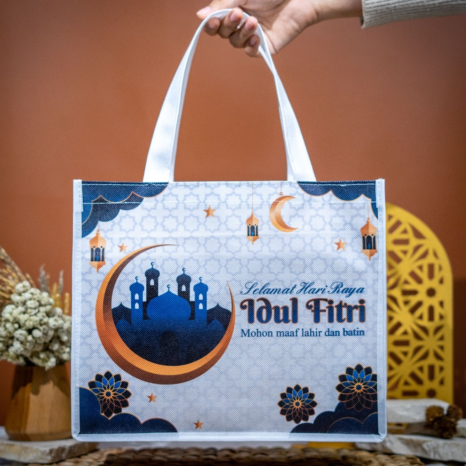 

Tas Bingkisan Lebaran Tas Hari Raya Idul Fitri, Ukuran Sedang T25 P30 Warna Cerah Langsung Kirim