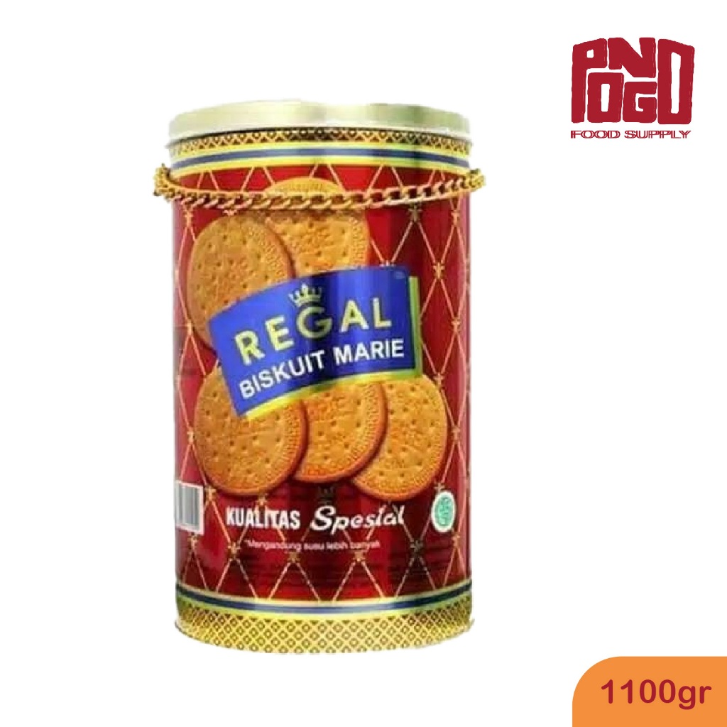 

Regal Biscuit Marie Special Tin 1kg Wafer Biskuit Lebaran