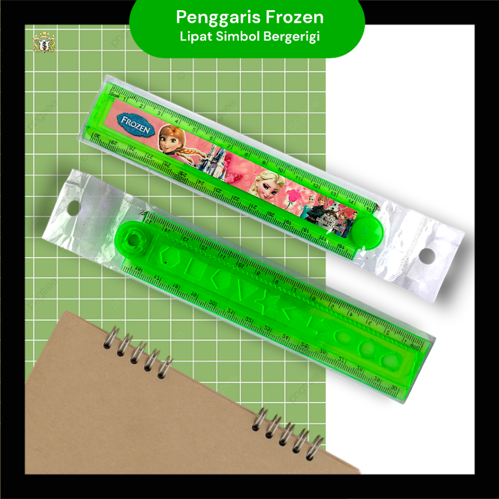 

Penggaris Lipat Frozen Motif Panjang Simbol Bergerigi Untuk Sekolah