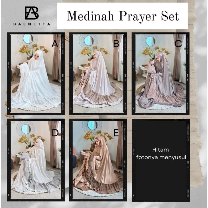 mukena madinah prayer by baenetta