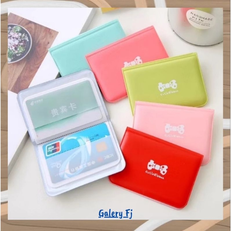 DOMPET KARTU / TEMPAT PENYIMPAN KARTU / HOLDER KARTU/NAMA ISI 6 SLOT