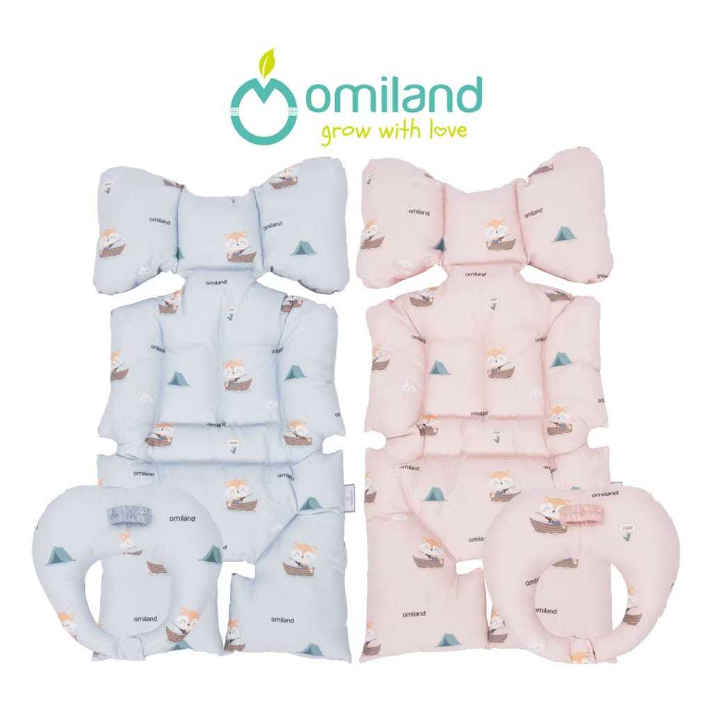 Omiland Alas Stroller + Bantal Dot Bayi Fox Series - Alas Stroller Omiland Fox Series