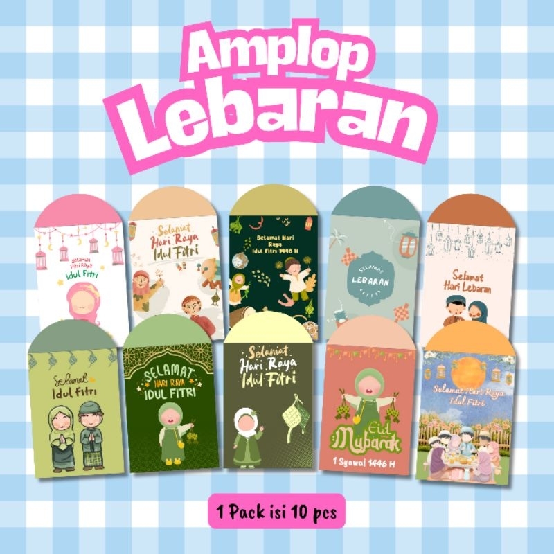 

Amplop Lebaran Idul Fitri (ISI 10PCS) | Amplop Thr | Amplop Lebaran Lucu | Amplop kecil murah