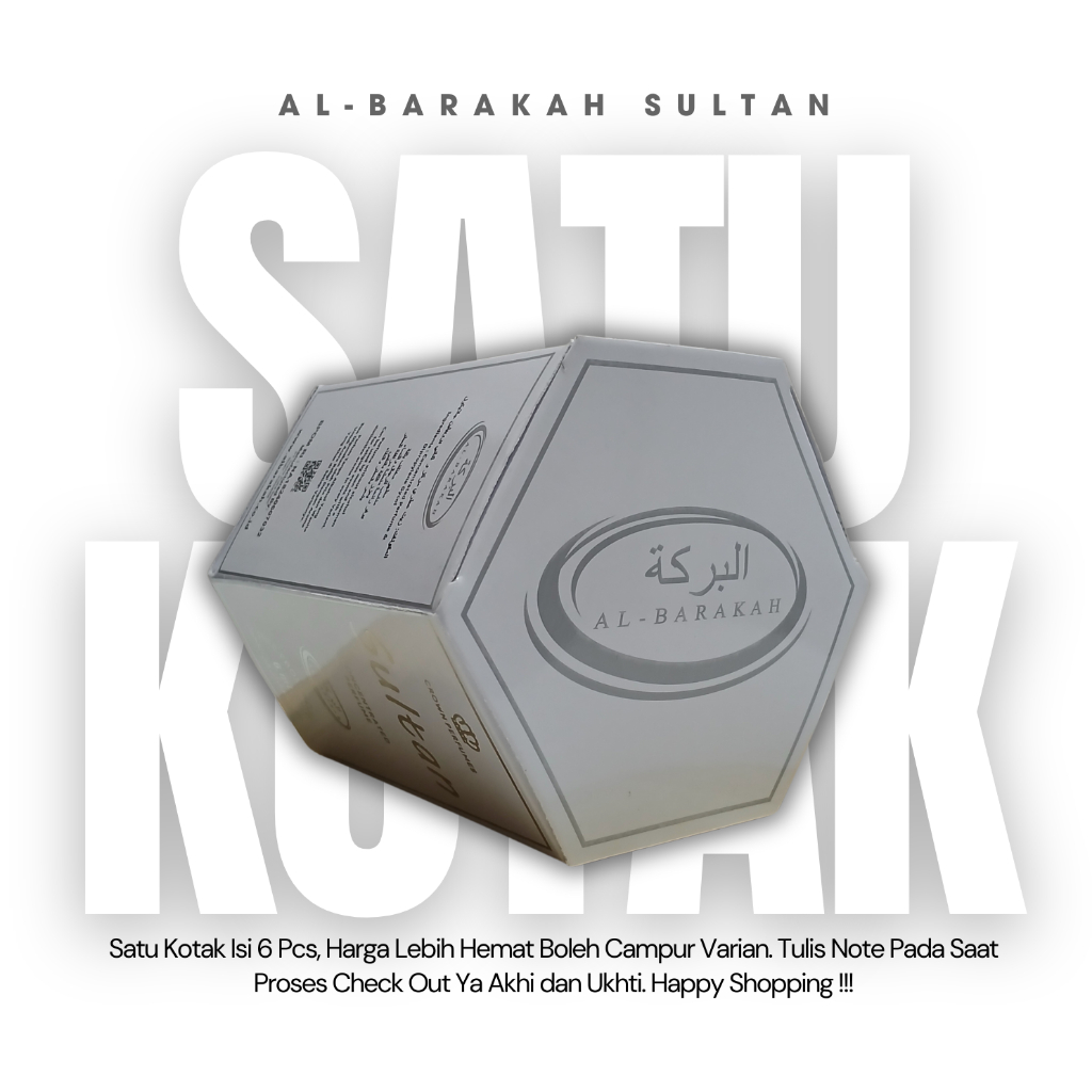 ALBARAKAH Parfum Sholat Non Alkohol Terbaik SULTAN 1 BOX