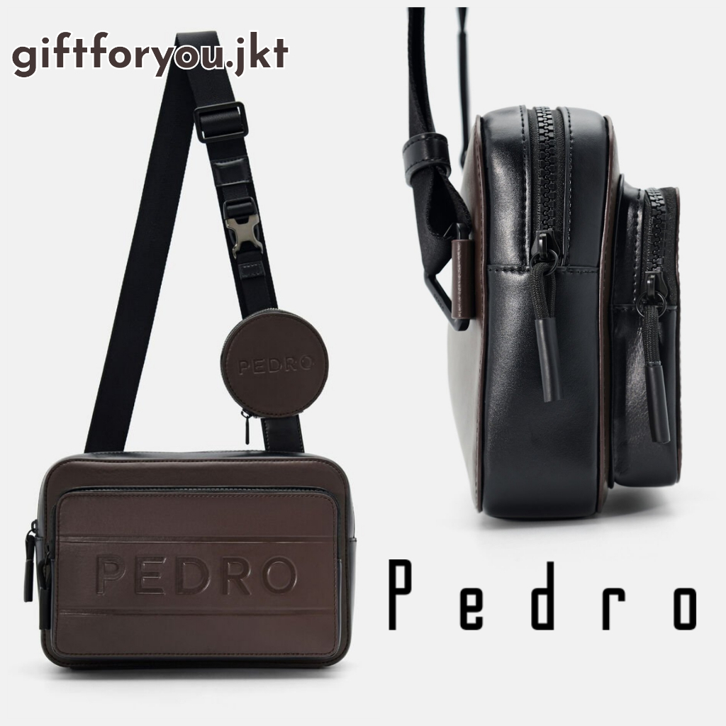 Tas Pria Pedro Flynn Original Sling Bag Crossbody Tas Selempang Cowok Laki-Laki
