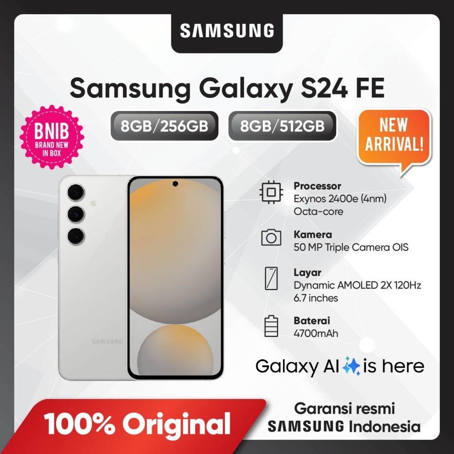 Samsung S24 FE 128GB Blue BNIB Last Stock