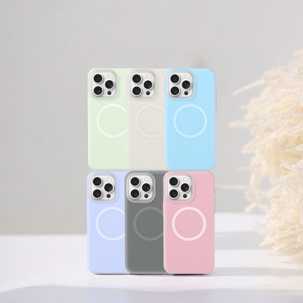 Case IP 11 PRO Case Jell Magsafe Silicon Bludru [M25] Ponsel Silikon