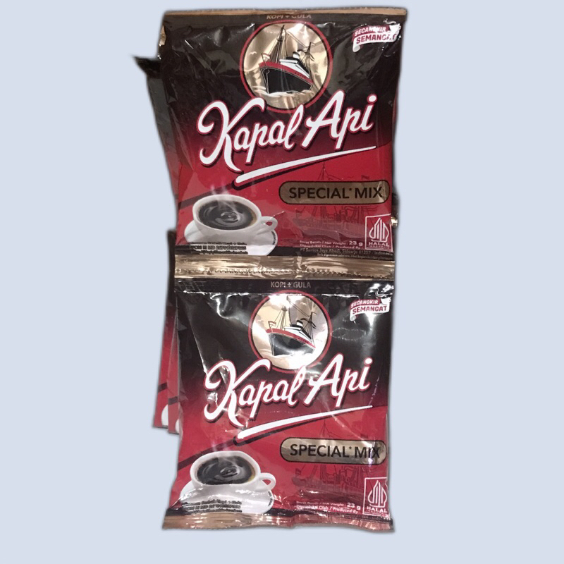 

Kopi kapal Api Special Mix 10 sachet @23gr