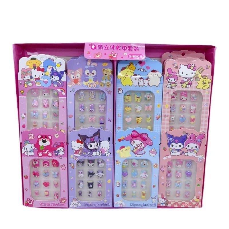 RK 12 bok kuku karakter anak kuku palsu karakter kuku anak bok