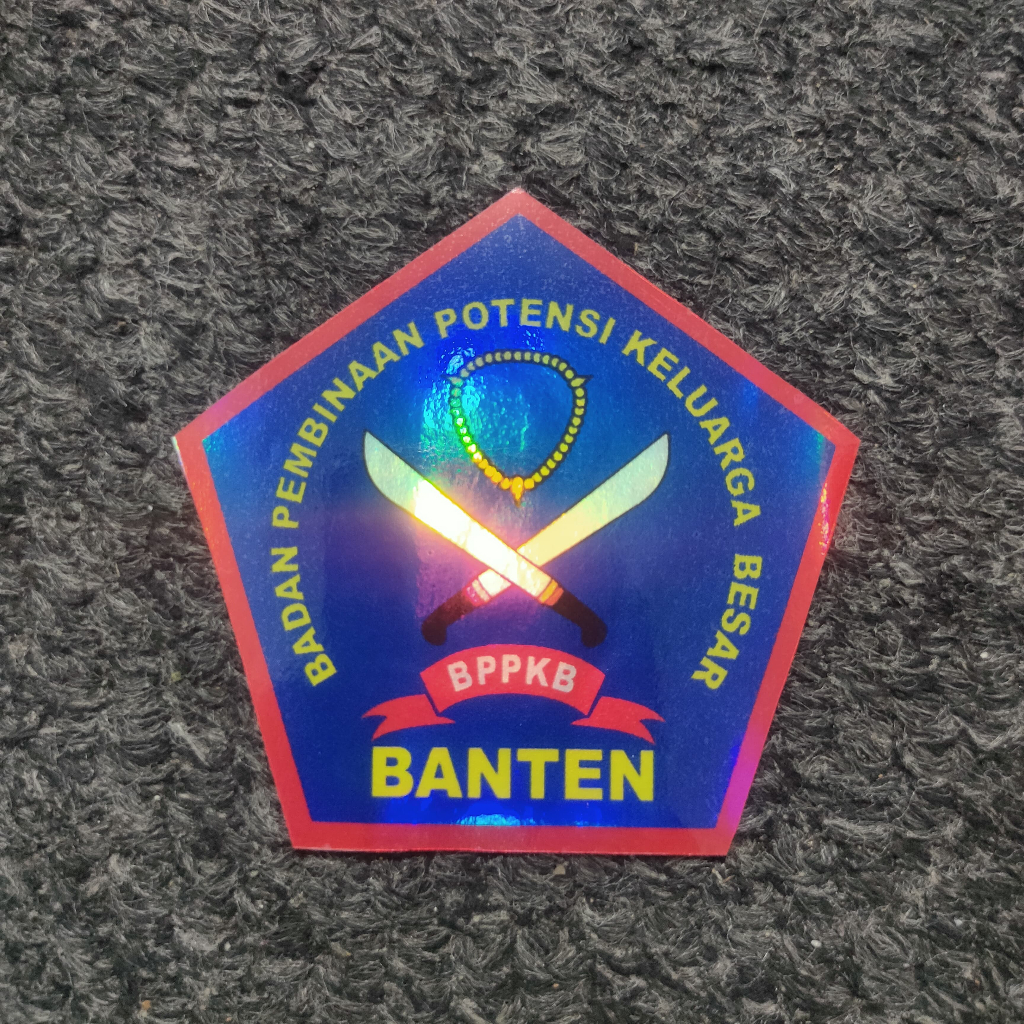 

STIKER BANTEN BPPKB HOLOGRAM SEGILIMA BULAT