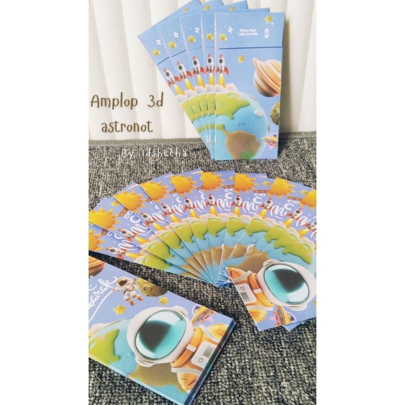 

(Isi 5) Amplop 3D terbaru 2025 tema Astronot