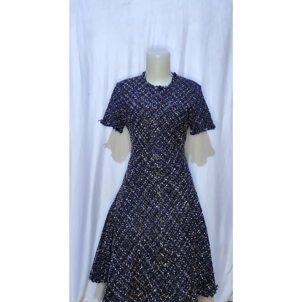Dress Wanita Alexander Mcqueen Wool Dress Preloved