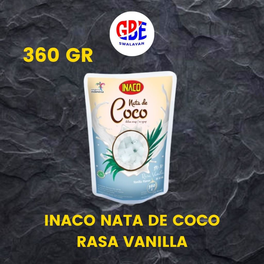 

INACO NATA DE COCO RASA VANILLA 360GR